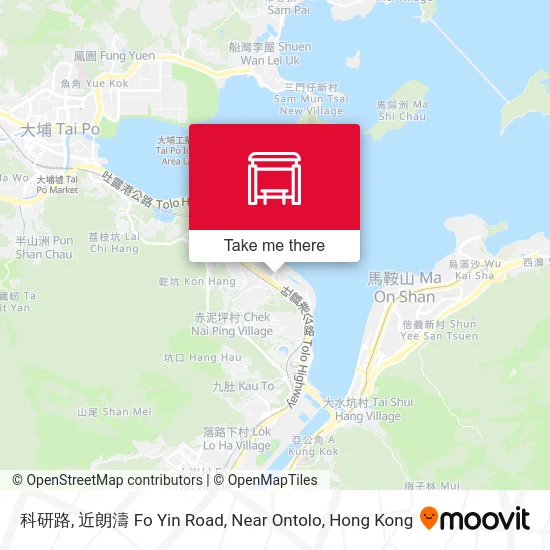 科研路, 近朗濤 Fo Yin Road, Near Ontolo map