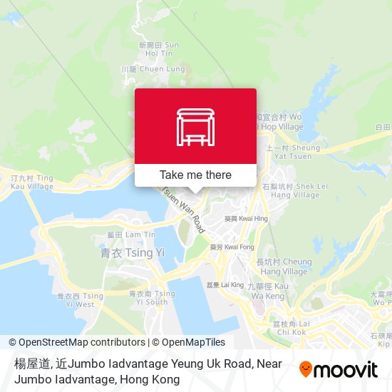 楊屋道, 近Jumbo Iadvantage Yeung Uk Road, Near Jumbo Iadvantage map