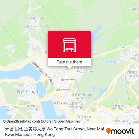 禾塘咀街, 近美葵大廈 Wo Tong Tsui Street, Near Mai Kwai Mansion map