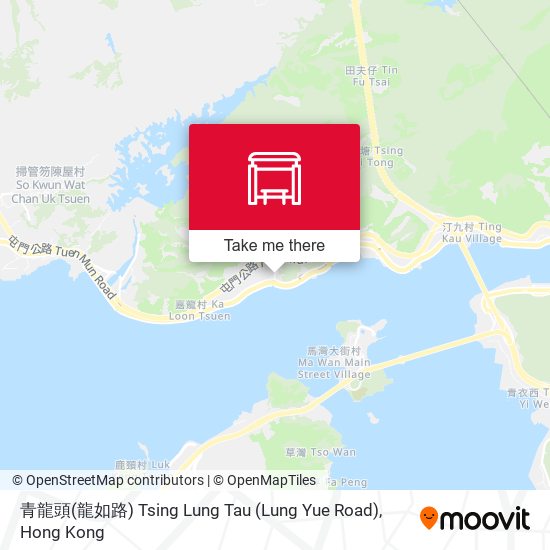 青龍頭(龍如路) Tsing Lung Tau (Lung Yue Road) map