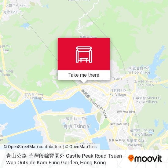 青山公路-荃灣段錦豐園外 Castle Peak Road-Tsuen Wan Outside Kam Fung Garden map
