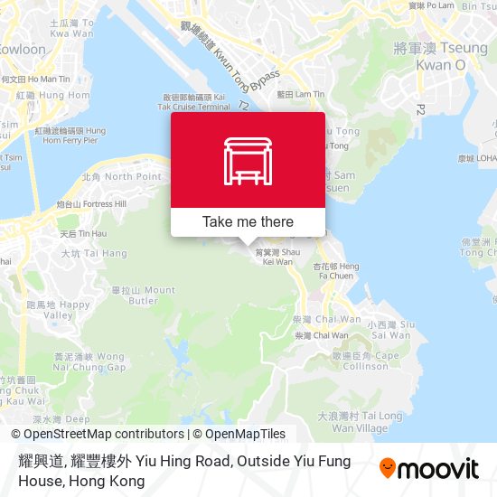 耀興道, 耀豐樓外 Yiu Hing Road, Outside Yiu Fung House map
