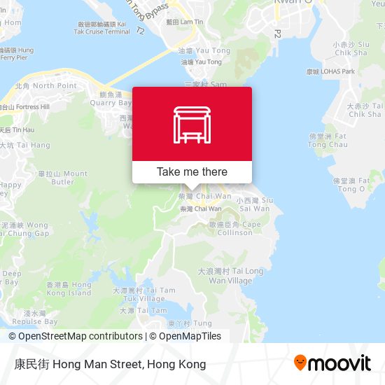 康民街 Hong Man Street map