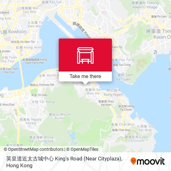 英皇道近太古城中心 King's Road (Near Cityplaza) map