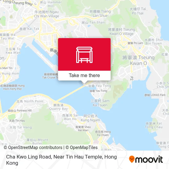 茶果嶺道, 近天后宮 Cha Kwo Ling Road, Near Tin Hau Temple地圖