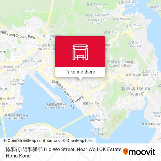 協和街, 近和樂邨 Hip Wo Street, Near Wo LOK Estate map