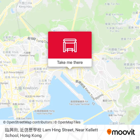 臨興街, 近啓歷學校 Lam Hing Street, Near Kellett School地圖