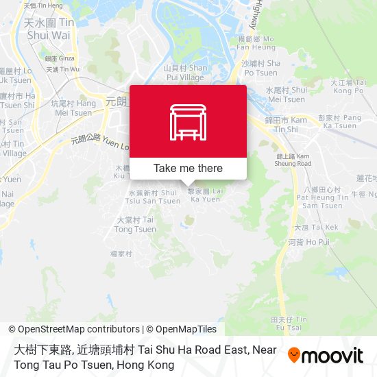 大樹下東路, 近塘頭埔村 Tai Shu Ha Road East, Near Tong Tau Po Tsuen map