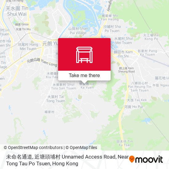未命名通道, 近塘頭埔村 Unnamed Access Road, Near Tong Tau Po Tsuen map