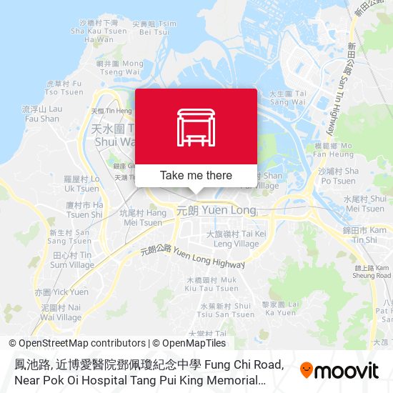 鳳池路, 近博愛醫院鄧佩瓊紀念中學 Fung Chi Road, Near Pok Oi Hospital Tang Pui King Memorial College map