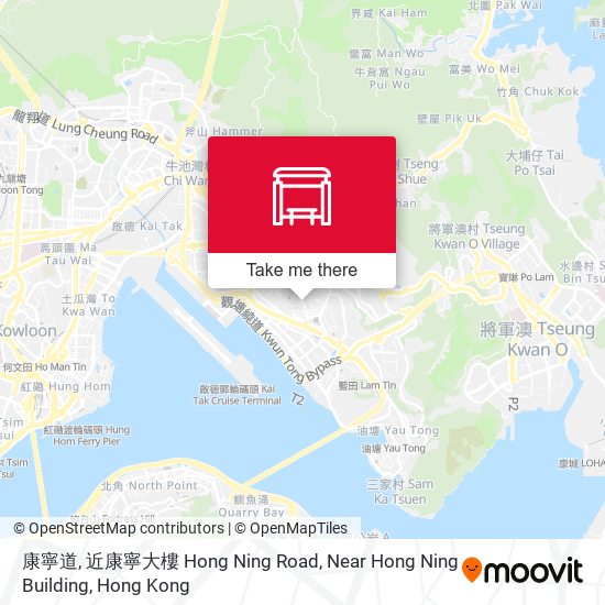 康寧道, 近康寧大樓 Hong Ning Road, Near Hong Ning Building map