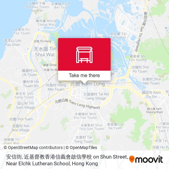 安信街, 近基督教香港信義會啟信學校 on Shun Street, Near Elchk Lutheran School map