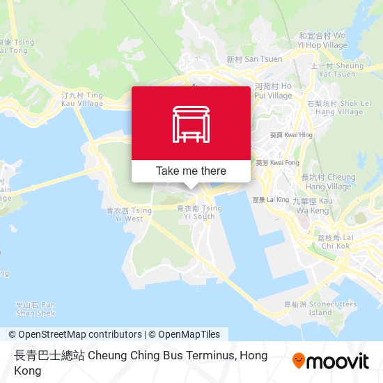 長青巴士總站 Cheung Ching Bus Terminus map