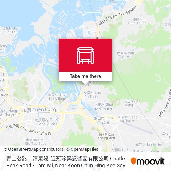 青山公路－潭尾段, 近冠珍興記醬園有限公司 Castle Peak Road - Tam Mi, Near Koon Chun Hing Kee Soy & Sauce Factory Ltd. map