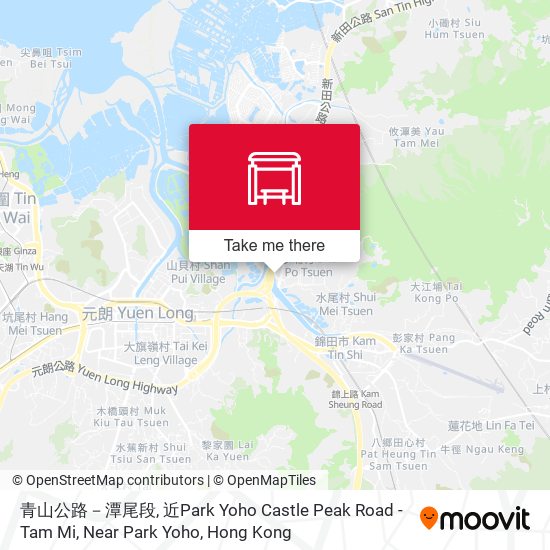 青山公路－潭尾段, 近Park Yoho Castle Peak Road - Tam Mi, Near Park Yoho map