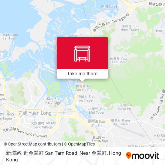 新潭路, 近金翠軒 San Tam Road, Near 金翠軒 map