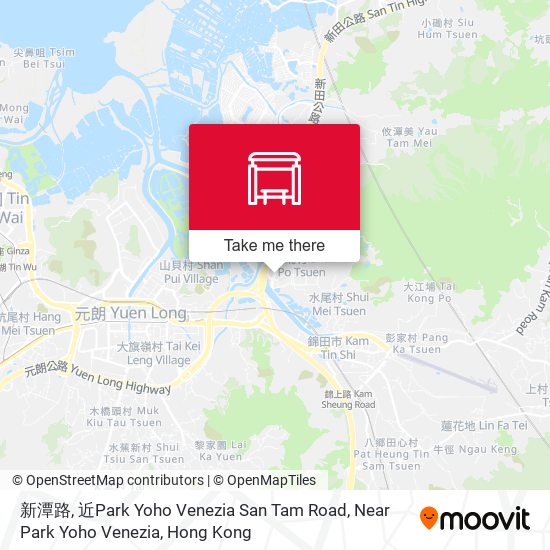 新潭路, 近Park Yoho Venezia San Tam Road, Near Park Yoho Venezia map