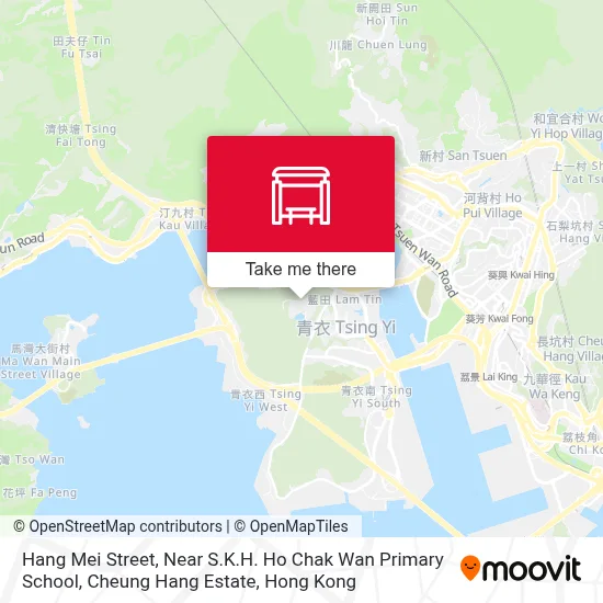 Hang Mei Street, Near S.K.H. Ho Chak Wan Primary School, Cheung Hang Estate map