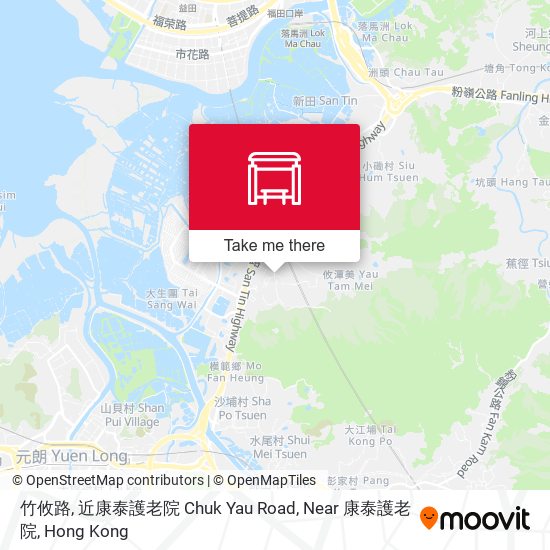 竹攸路, 近康泰護老院 Chuk Yau Road, Near 康泰護老院 map
