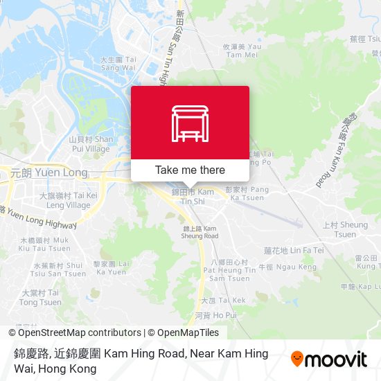 錦慶路, 近錦慶圍 Kam Hing Road, Near Kam Hing Wai map