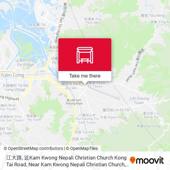 江大路, 近Kam Kwong Nepali Christian Church Kong Tai Road, Near Kam Kwong Nepali Christian Church map