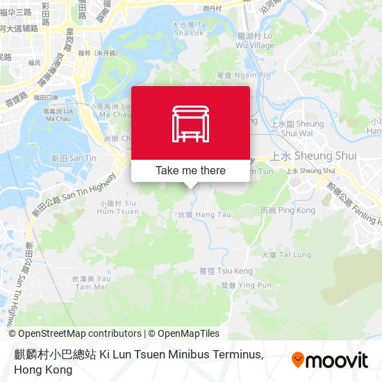 麒麟村小巴總站 Ki Lun Tsuen Minibus Terminus map