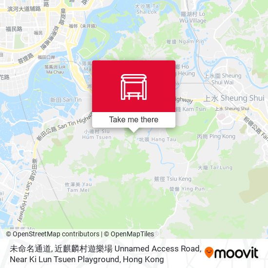 未命名通道, 近麒麟村遊樂場 Unnamed Access Road, Near Ki Lun Tsuen Playground map