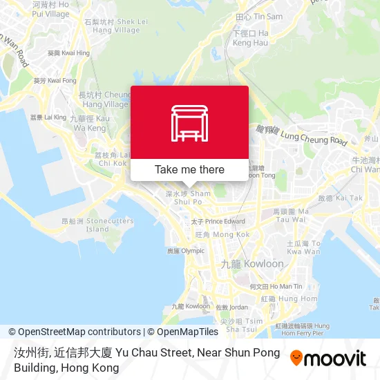 汝州街, 近信邦大廈 Yu Chau Street, Near Shun Pong Building map