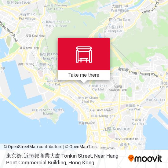 東京街, 近恒邦商業大廈 Tonkin Street, Near Hang Pont Commercial Building map