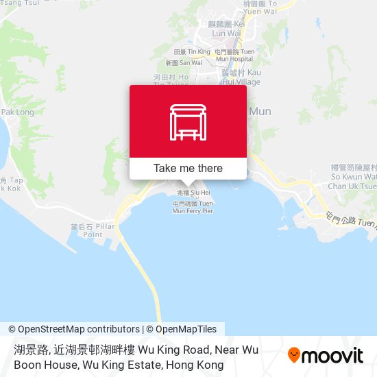 湖景路, 近湖景邨湖畔樓 Wu King Road, Near Wu Boon House, Wu King Estate map
