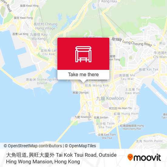 大角咀道, 興旺大廈外 Tai Kok Tsui Road, Outside Hing Wong Mansion map