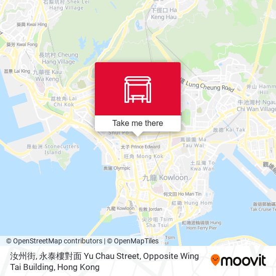 汝州街, 永泰樓對面 Yu Chau Street, Opposite Wing Tai Building map