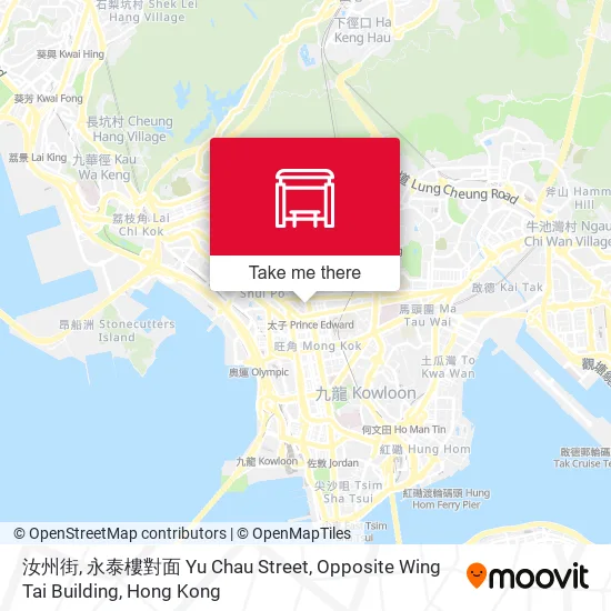 汝州街, 永泰樓對面 Yu Chau Street, Opposite Wing Tai Building地圖