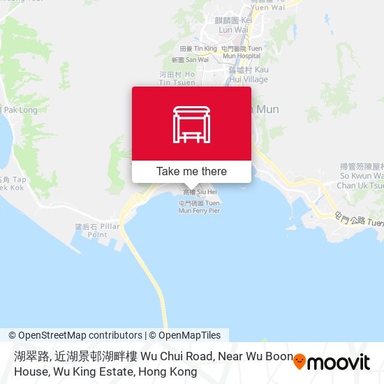 湖翠路, 近湖景邨湖畔樓 Wu Chui Road, Near Wu Boon House, Wu King Estate map