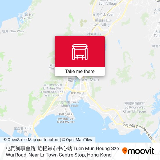 屯門鄉事會路, 近輕鐵市中心站 Tuen Mun Heung Sze Wui Road, Near Lr Town Centre Stop map