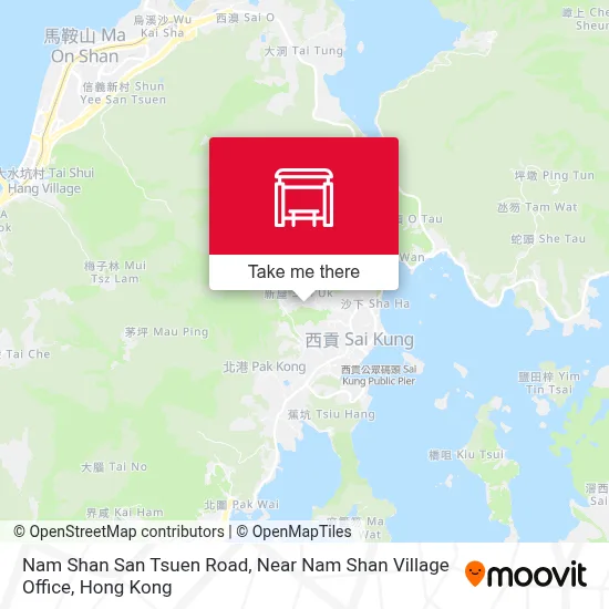 南山新村路, 近南山村公所 Nam Shan San Tsuen Road, Near 南山村公所 map