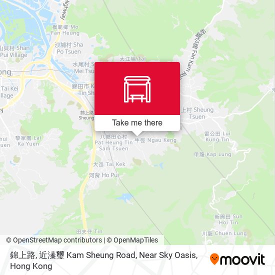 錦上路, 近溱璽 Kam Sheung Road, Near Sky Oasis map