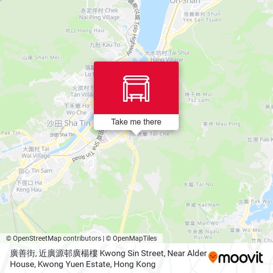 廣善街, 近廣源邨廣楊樓 Kwong Sin Street, Near Alder House, Kwong Yuen Estate map