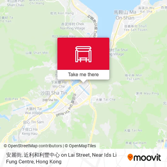 安麗街, 近利和利豐中心 on Lai Street, Near Ids Li Fung Centre地圖