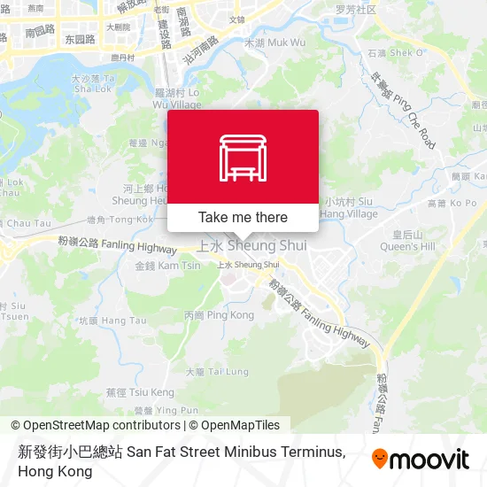 新發街小巴總站 San Fat Street Minibus Terminus map
