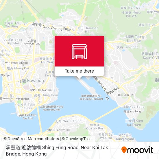 承豐道,近啟德橋 Shing Fung Road, Near Kai Tak Bridge map