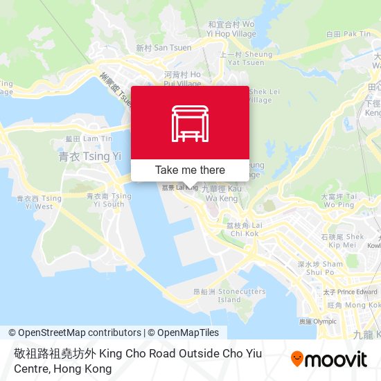 敬祖路祖堯坊外 King Cho Road Outside Cho Yiu Centre map