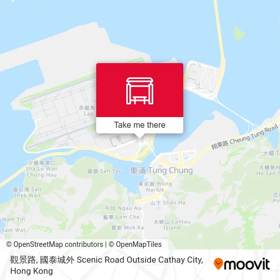 觀景路, 國泰城外 Scenic Road Outside Cathay City地圖