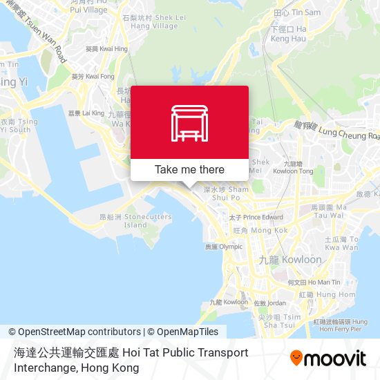 海達公共運輸交匯處 Hoi Tat Public Transport Interchange map