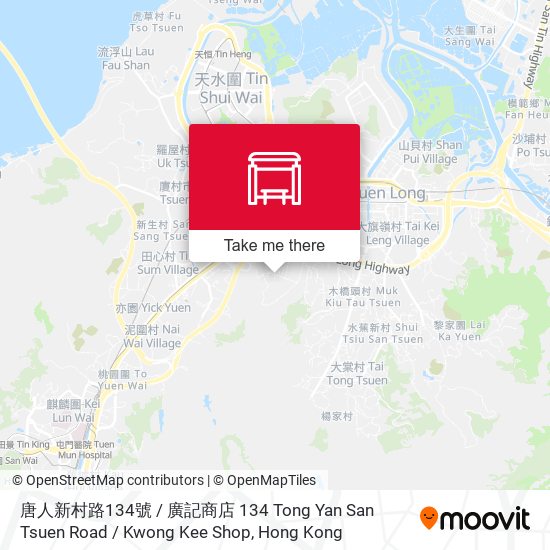 唐人新村路134號 / 廣記商店 134 Tong Yan San Tsuen Road / Kwong Kee Shop map