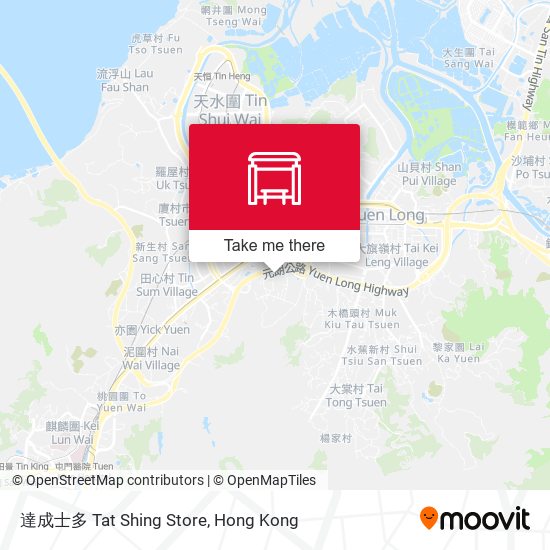 達成士多 Tat Shing Store map