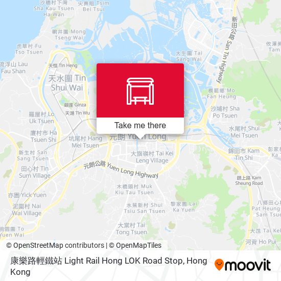 康樂路輕鐵站 Light Rail Hong LOK Road Stop map