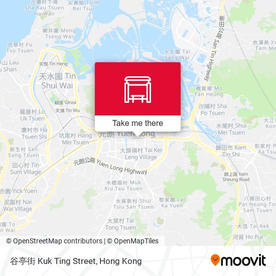 谷亭街 Kuk Ting Street map