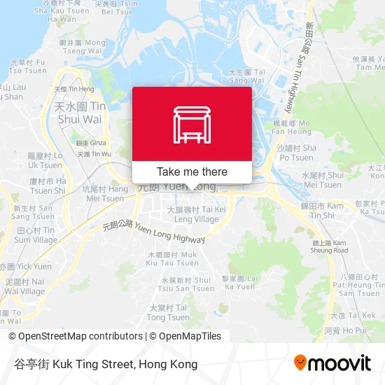 谷亭街 Kuk Ting Street地圖