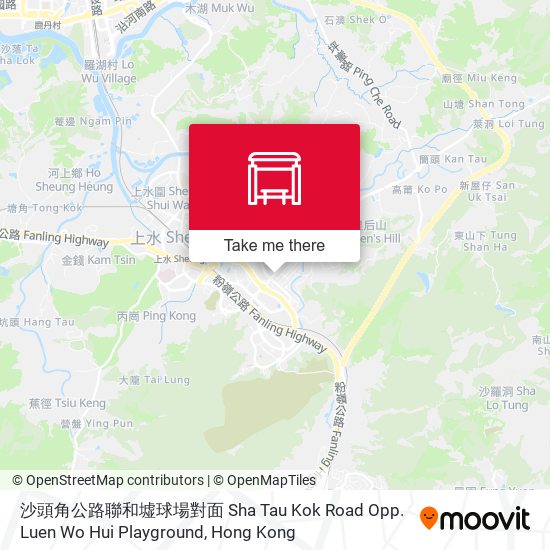 沙頭角公路聯和墟球場對面 Sha Tau Kok Road Opp. Luen Wo Hui Playground map